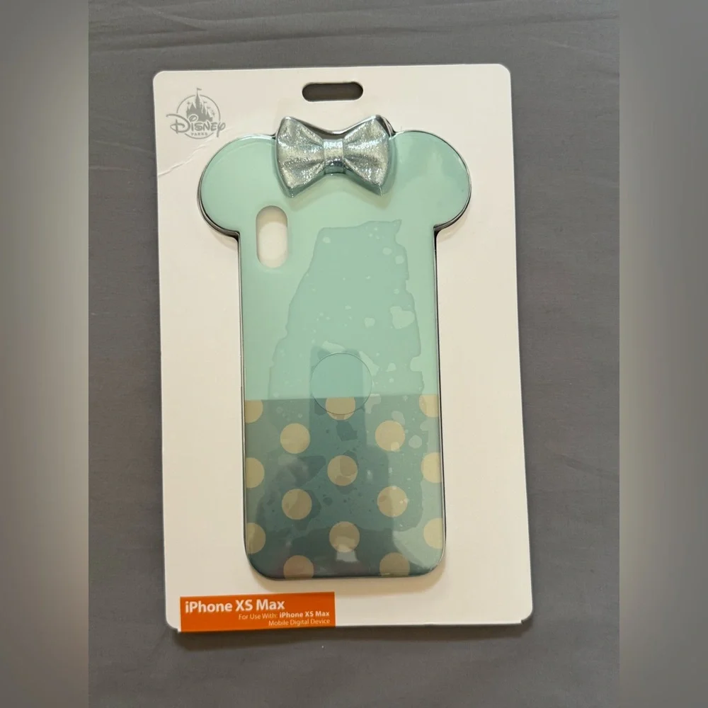 Disney Parks‎ Teal Minnie Polka dot XS Max Phone Case